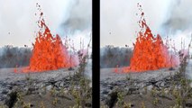Kamoamoa Fissure Volcano Eruption ( Kilauea Hawaii ) Volcan Kamoamoa Lava Volcanica En Haw