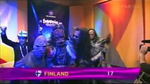 Eurovision 2006 Semi-final, The 10 qualifiers [With Finnish Commentary]