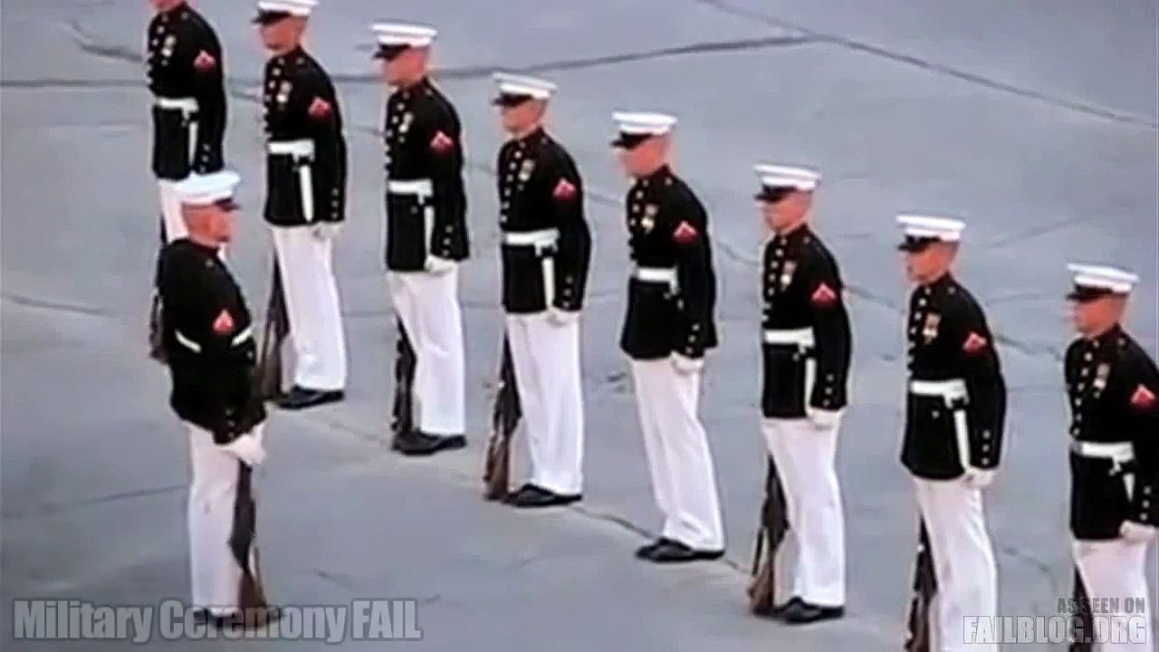 Military Ceremony FAIL