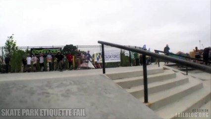 FAIL Blog   Skate Park Etiquette FAIL