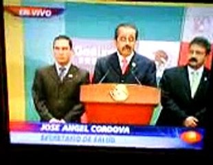 Secretario de salud informa que no hay clases el viernes 24 de abril del 2009