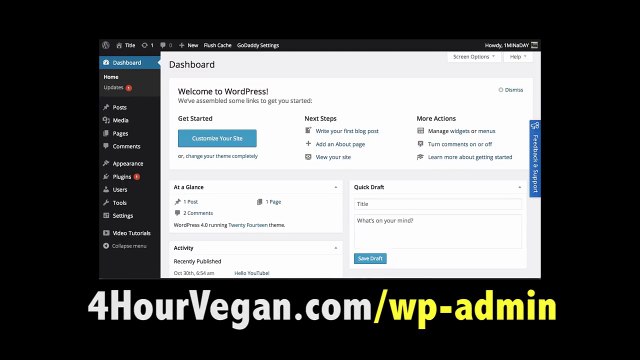How to Easily Update Your Website w Wordpress Themes (WordPress Tutorial #3) 1MINaDAY