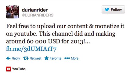 DurianRider Shares his Message on 1MINaDAY