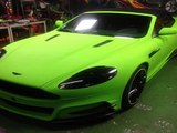 Mansory Aston Martin DB9 with Diamond Lime Green Color[1]