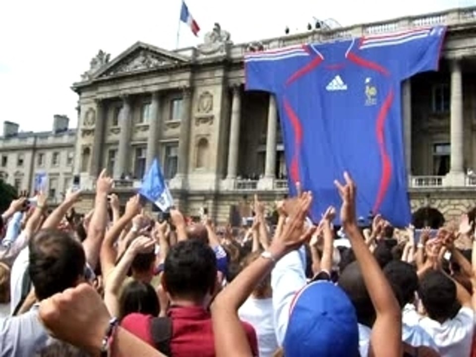 les bleus trocadero