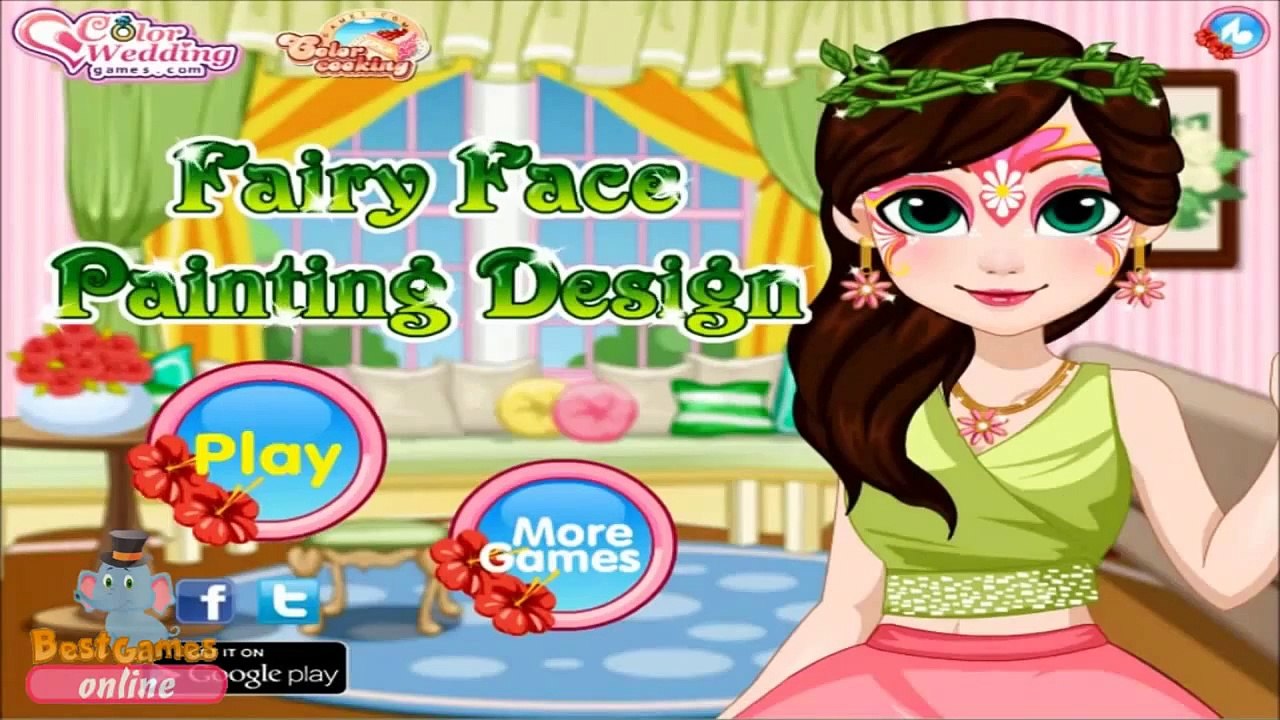 Watch Fairy Face Painting Design Game   Funny Makeover Games   Girls Make Up Videos