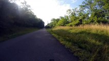 Timelapse - Mon River Rail Trail to Decker's Creek (with GoPro Hero3 )