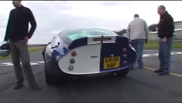 Shelby Daytona Cobra at the Top Gear Test Track