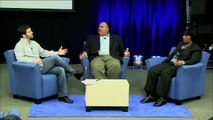 LinkedIn CEO Jeff Weiner talks with Bernice King and Martin Luther King III