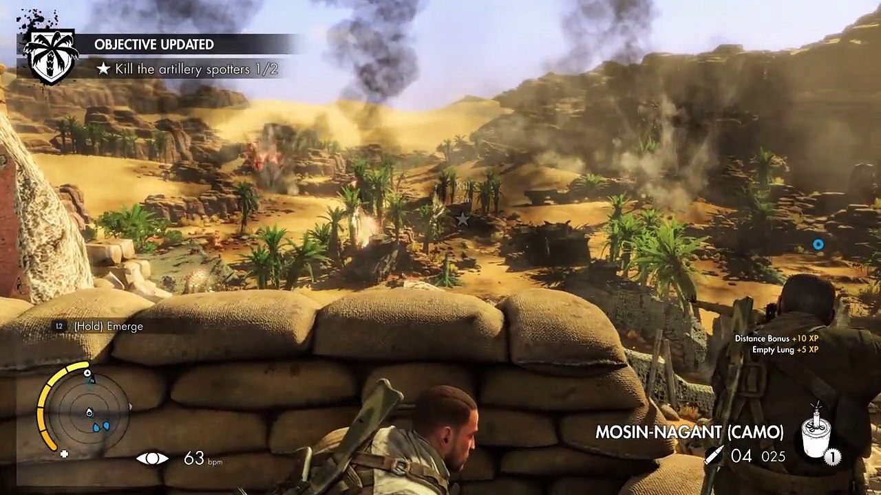 Intro SNIPER ELITE PlayStation 4 español