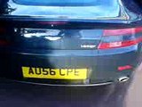 Aston V8 Vantage revs