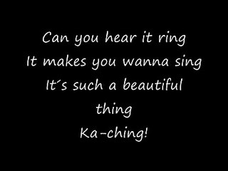 Shania Twain - Ka-ching lyrics
