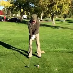 My goofy golf swing
