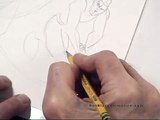 Don Bluth Draws Dirk and Singe the Dragon from Dragon's Lair