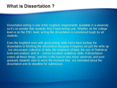 Dissertation | Dissertation Help | Dissertation Writing | The dissertation