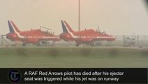 Red Arrows pilot dies after ejecting from plane‎