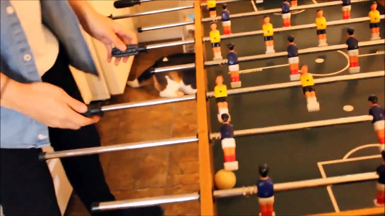 FOOSBALL NUT SHOT CHALLENGE!