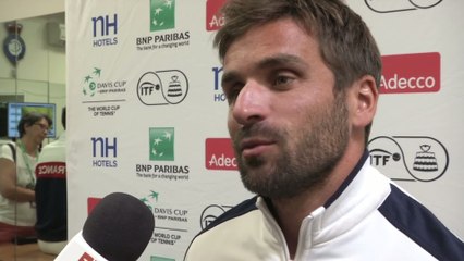 Tennis - Coupe Davis : Clément «Un coup dur»