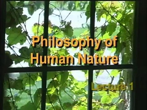 The Philosophy of Human Nature