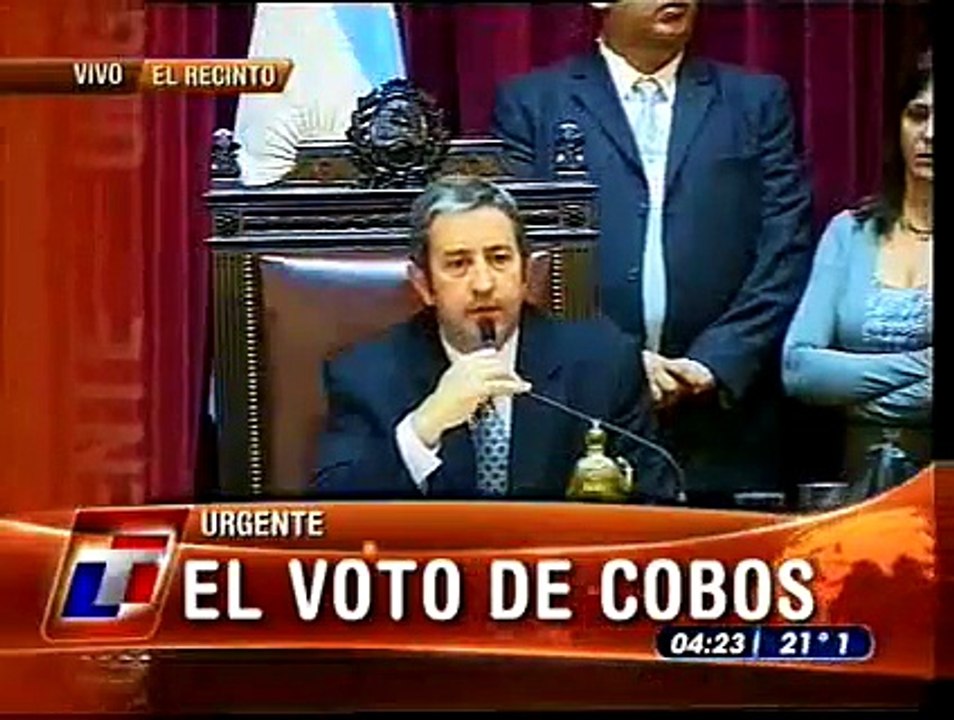 Cobos dijo NO 2