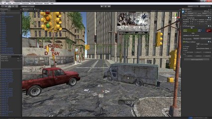 Speed Level Design : Apocalyptic City - Unity 5