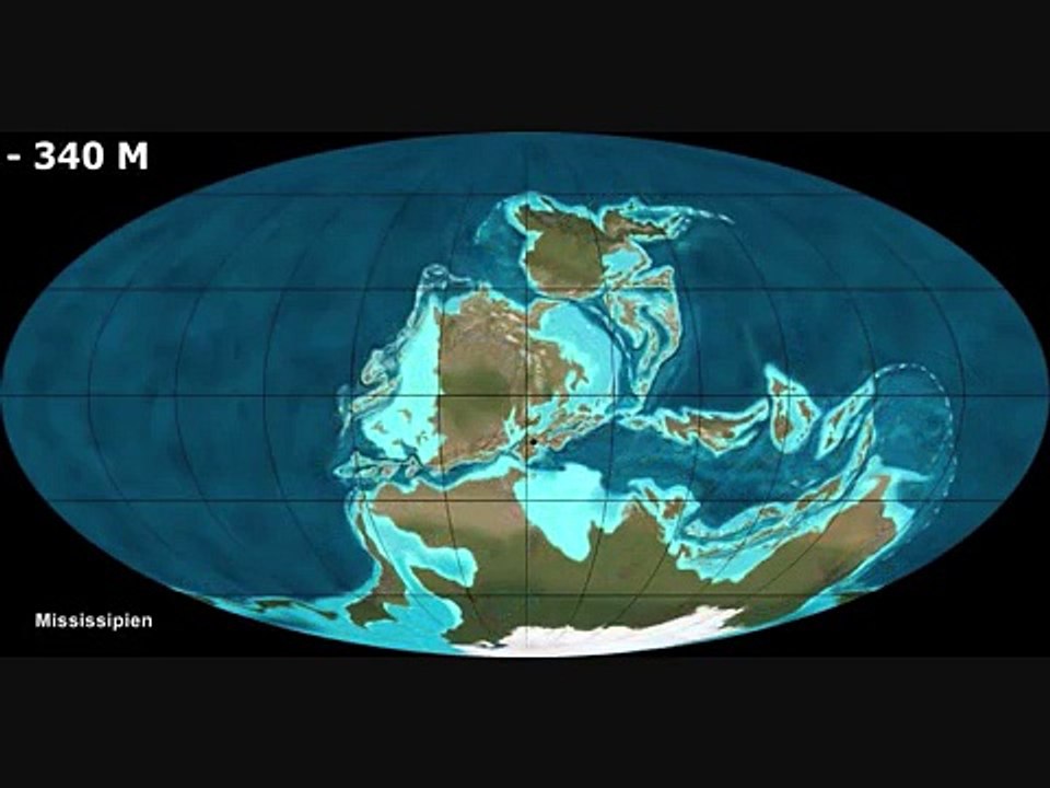 Dérive des continents sur 600 millions d'années - video Dailymotion