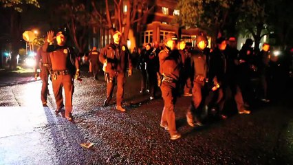 Students start large fire near the University of Washington