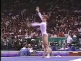 Kerri Strug - 1996 Olympics Team Compulsories - Floor Exercise