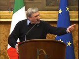 Roma - Le consultazioni a Montecitorio. Don Luigi Ciotti (25.03.13)