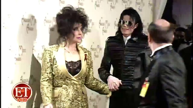 Michael Jackson & Elizabeth Taylor at the 20th American Music Awards red carpet 1993