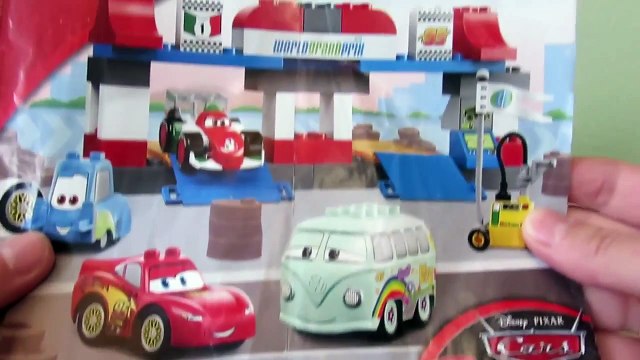 Lego Duplo CARS 2 Build Lightning McQueen, Fillmore, Guido Disney Pixar