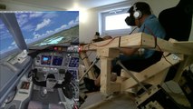 DIY 6DOF Motion Platform - FlyInside FSX - Oculus Rift DK2