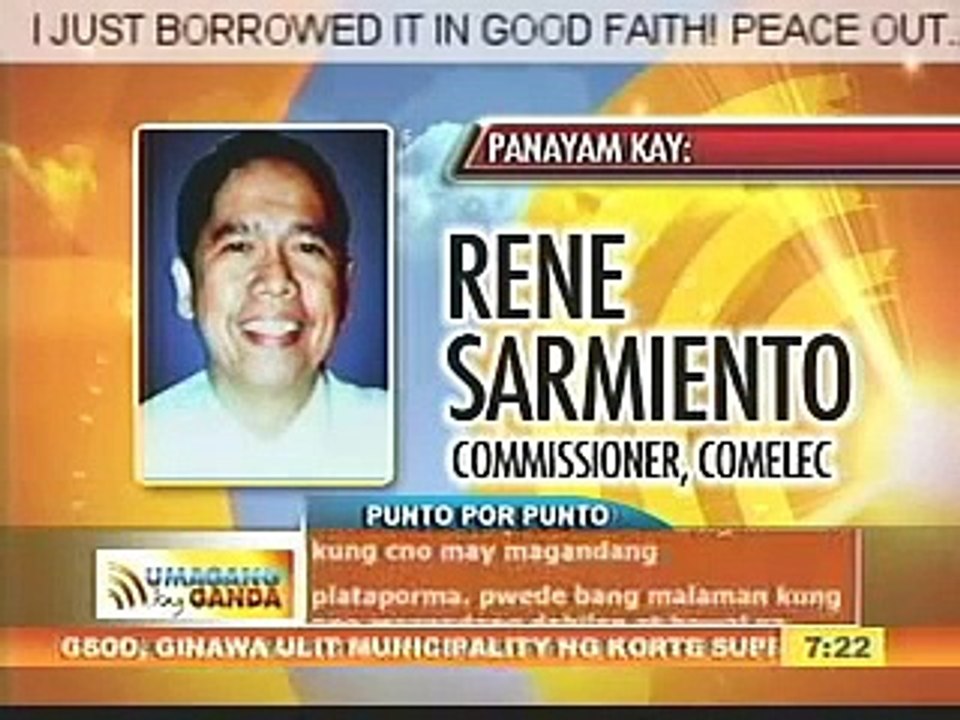Debate in Between Philippine Presidentiables