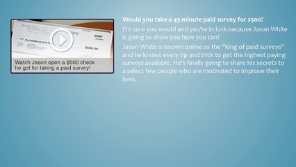 Paid online surveys for college students