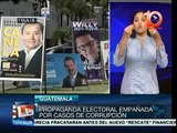 Guatemala: continúa campaña electoral, pese a denuncia de corrupción