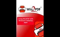 How to print to Win2PDF from Windows 8 desktop apps