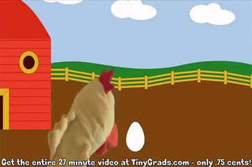Learn to count. Fun chicken puppet for children. Funny. homeschool families