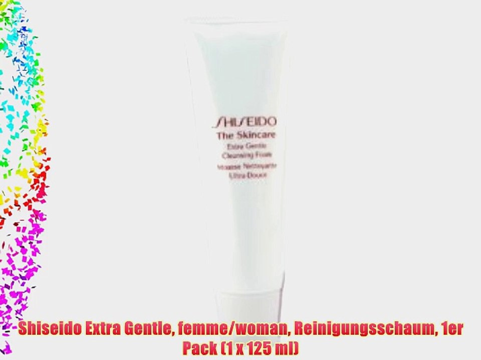 Shiseido Extra Gentle femme/woman Reinigungsschaum 1er Pack (1 x 125 ml)