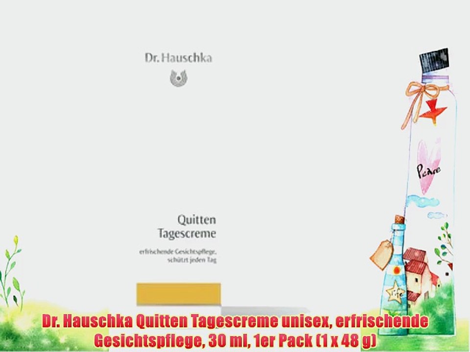 Dr. Hauschka Quitten Tagescreme unisex erfrischende Gesichtspflege 30 ml 1er Pack (1 x 48 g)