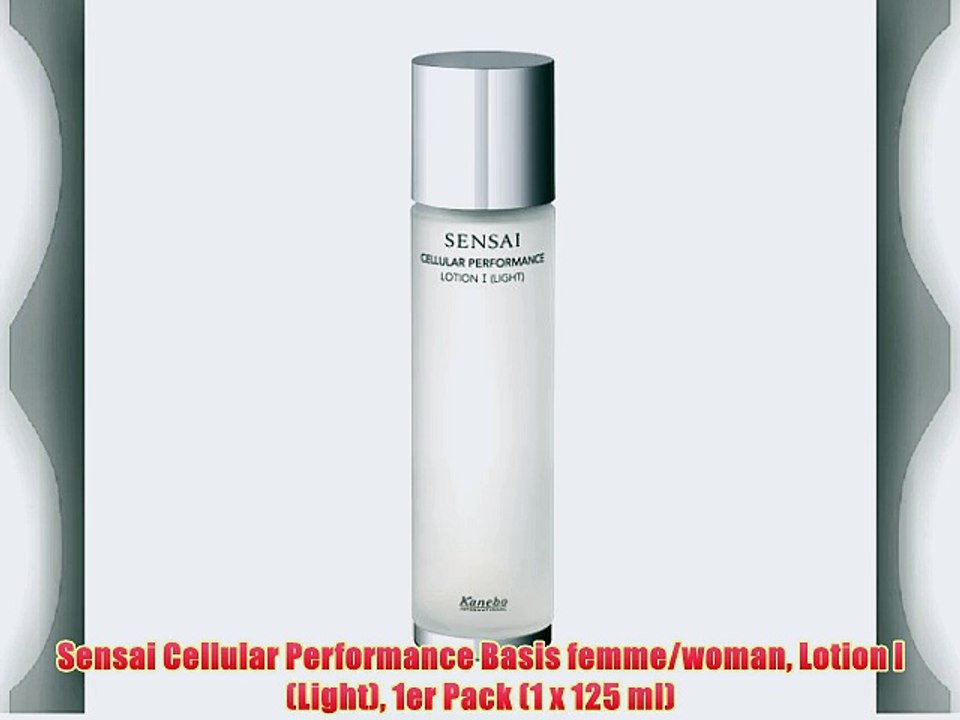 Sensai Cellular Performance Basis femme/woman Lotion l (Light) 1er Pack (1 x 125 ml)