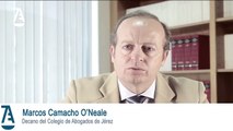 Entrevista a Marcos Camacho O´Neale Decano del Colegio de Abogados de  Jerez