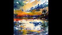 Watercolor paintings, Fine art by Mikko Tyllinen, Landscapes, Abstract, Realism Collection December