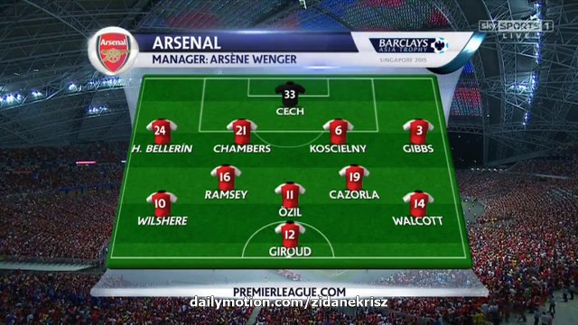 Arsenal 3-1 Everton HD | Full English Highlights - Barclays Asia Trophy Final 18.07.2015 HD