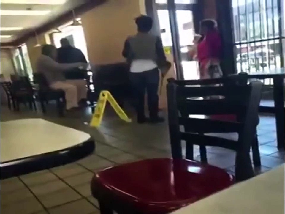 Fight at McDonalds over breakfast menu