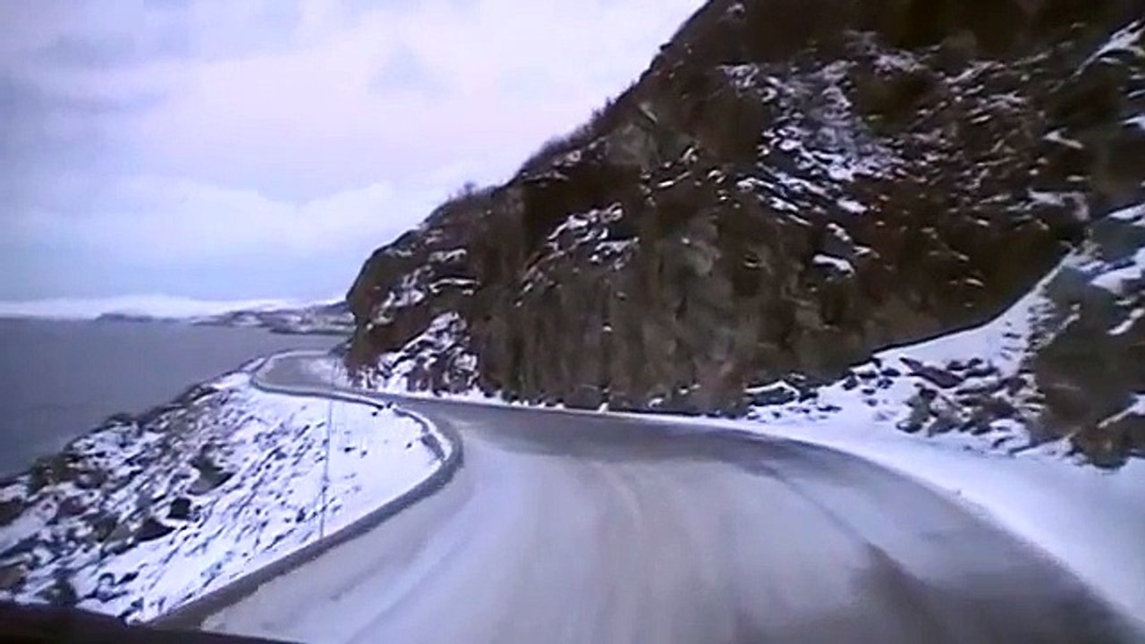 VOLVO truck on Norway winterroads