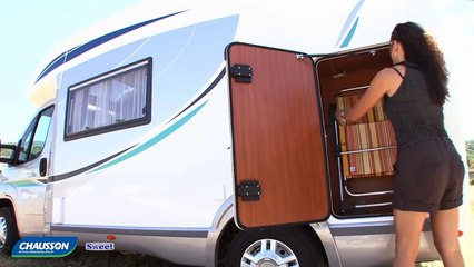 Camping car Chausson avec cuisine centrale