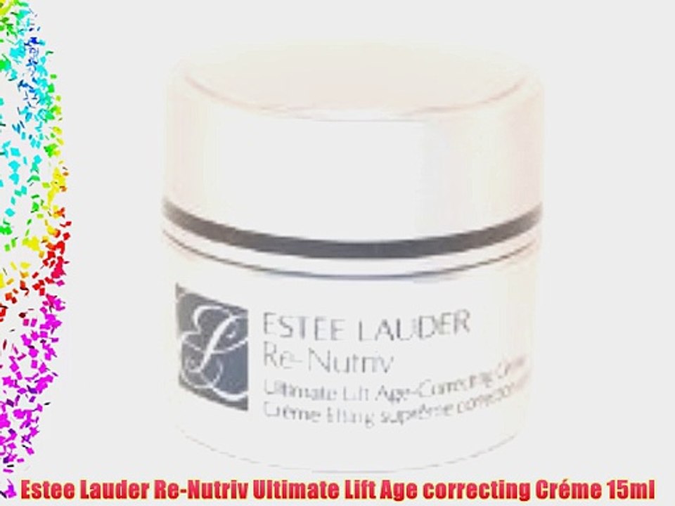Estee Lauder Re-Nutriv Ultimate Lift Age correcting Cr?me 15ml