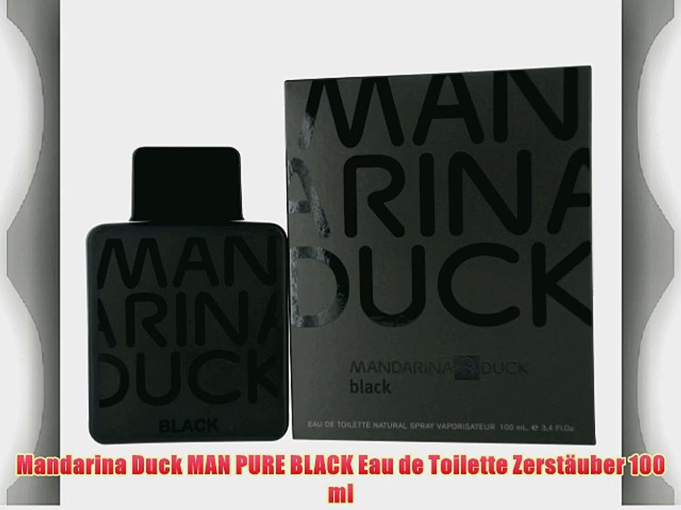 Mandarina Duck MAN PURE BLACK Eau de Toilette Zerst?uber 100 ml