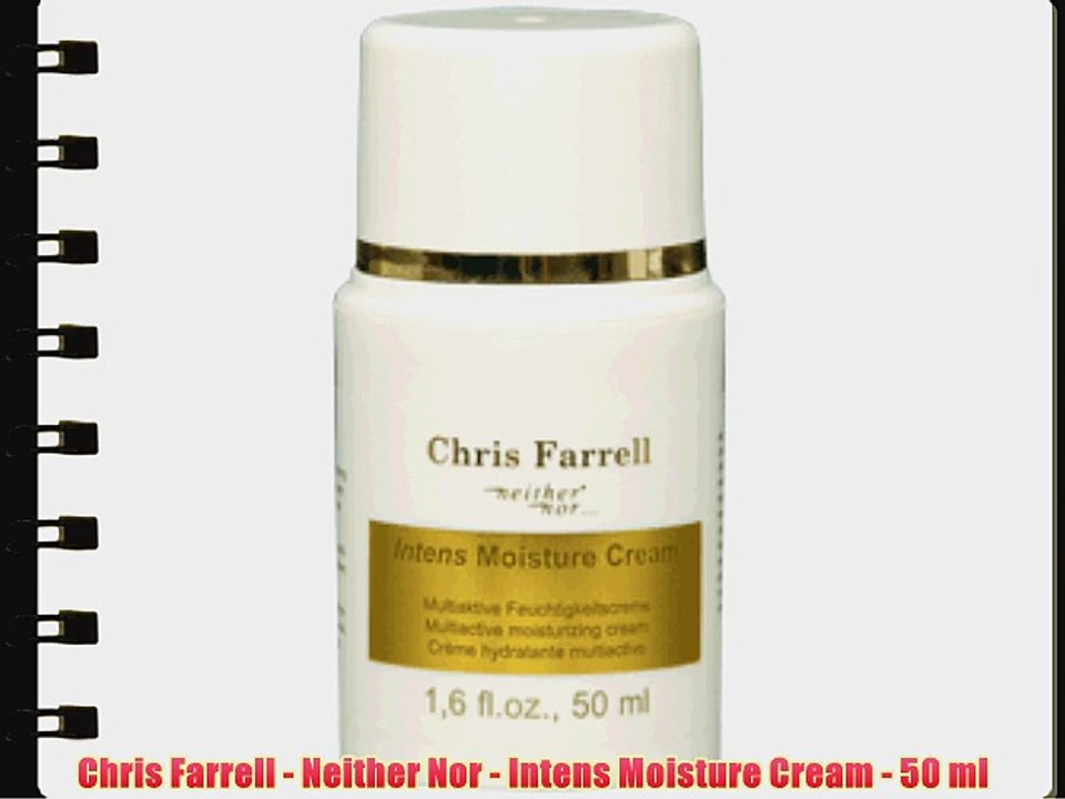 Chris Farrell - Neither Nor - Intens Moisture Cream - 50 ml