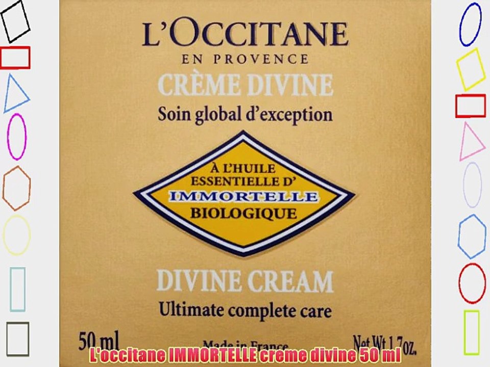 L'occitane IMMORTELLE creme divine 50 ml